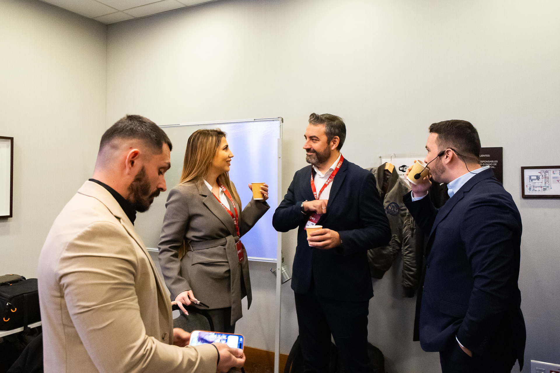 Coffee break y conversaciones